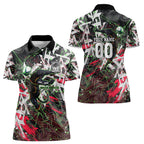 Personalised Penrith Panthers 60th Anniversary Women Polo Shirt Abstract Graffiti - Dynamic Mascot Illustration 2026