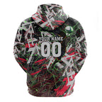 Personalised Penrith Panthers 60th Anniversary Zip Hoodie Abstract Graffiti - Dynamic Mascot Illustration 2026