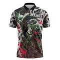 Personalised Penrith Panthers 60th Anniversary Zipper Polo Shirt Abstract Graffiti - Dynamic Mascot Illustration 2026