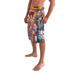 Brisbane Broncos Lavalava Tropical Hibiscus Floral Pattern With Maroon And Yellow Accents