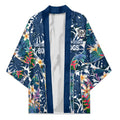 Canterbury-Bankstown Bulldogs Kimono Tropical Hibiscus Floral Pattern With Blue And White Accents