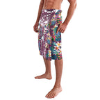 Manly Warringah Sea Eagles Lavalava Tropical Hibiscus Floral Pattern With Maroon And White Accents