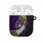 Melbourne Storm Rugby AirPods Case Tribal Polynesian Power Art - Lightning Mascot