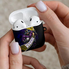 Melbourne Storm Rugby AirPods Case Tribal Polynesian Power Art - Lightning Mascot