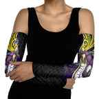 Melbourne Storm Rugby Arm Sleeves Tribal Polynesian Power Art - Lightning Mascot