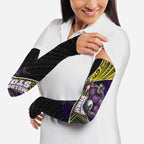 Melbourne Storm Rugby Arm Sleeves Tribal Polynesian Power Art - Lightning Mascot
