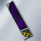 Melbourne Storm Rugby Auto Sun Shade Tribal Polynesian Power Art - Lightning Mascot