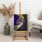 Melbourne Storm Rugby Canvas Wall Art Tribal Polynesian Power Art - Lightning Mascot