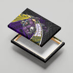 Melbourne Storm Rugby Canvas Wall Art Tribal Polynesian Power Art - Lightning Mascot