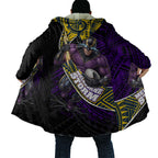 Melbourne Storm Rugby Cloak Tribal Polynesian Power Art - Lightning Mascot