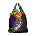 Melbourne Storm Rugby Grocery Bag Tribal Polynesian Power Art - Lightning Mascot