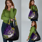 Melbourne Storm Rugby Grocery Bag Tribal Polynesian Power Art - Lightning Mascot