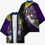 Melbourne Storm Rugby Kimono Tribal Polynesian Power Art - Lightning Mascot