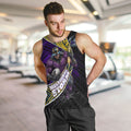 Melbourne Storm Rugby Men Tank Top Tribal Polynesian Power Art - Lightning Mascot