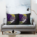 Melbourne Storm Rugby Pillow Cover Tribal Polynesian Power Art - Lightning Mascot