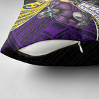 Melbourne Storm Rugby Pillow Cover Tribal Polynesian Power Art - Lightning Mascot