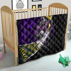 Melbourne Storm Rugby Quilt Tribal Polynesian Power Art - Lightning Mascot