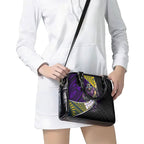 Melbourne Storm Rugby Shoulder Handbag Tribal Polynesian Power Art - Lightning Mascot