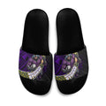 Melbourne Storm Rugby Slide Sandals Tribal Polynesian Power Art - Lightning Mascot
