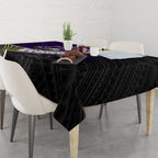 Melbourne Storm Rugby Tablecloth Tribal Polynesian Power Art - Lightning Mascot