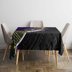 Melbourne Storm Rugby Tablecloth Tribal Polynesian Power Art - Lightning Mascot