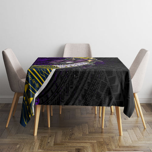 Melbourne Storm Rugby Tablecloth Tribal Polynesian Power Art - Lightning Mascot