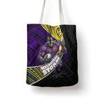 Melbourne Storm Rugby Tote Bag Tribal Polynesian Power Art - Lightning Mascot