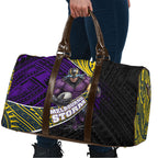 Melbourne Storm Rugby Travel Bag Tribal Polynesian Power Art - Lightning Mascot