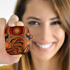 Barramundi Fish AirPods Case Aboriginal Dot Art Indigenous Pattern