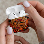 Barramundi Fish AirPods Case Aboriginal Dot Art Indigenous Pattern
