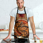 Barramundi Fish Apron Aboriginal Dot Art Indigenous Pattern
