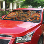 Barramundi Fish Auto Sun Shade Aboriginal Dot Art Indigenous Pattern