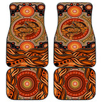 Barramundi Fish Car Mats Aboriginal Dot Art Indigenous Pattern