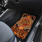 Barramundi Fish Car Mats Aboriginal Dot Art Indigenous Pattern