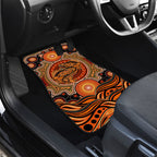 Barramundi Fish Car Mats Aboriginal Dot Art Indigenous Pattern