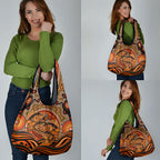 Barramundi Fish Grocery Bag Aboriginal Dot Art Indigenous Pattern
