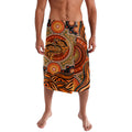 Barramundi Fish Lavalava Aboriginal Dot Art Indigenous Pattern