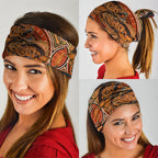 Barramundi Fish Neck Gaiter Aboriginal Dot Art Indigenous Pattern