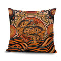 Barramundi Fish Pillow Cover Aboriginal Dot Art Indigenous Pattern