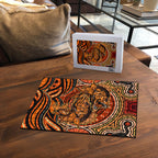 Barramundi Fish Puzzle Aboriginal Dot Art Indigenous Pattern