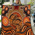 Barramundi Fish Quilt Aboriginal Dot Art Indigenous Pattern