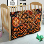 Barramundi Fish Quilt Aboriginal Dot Art Indigenous Pattern