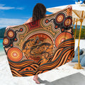 Barramundi Fish Sarong Aboriginal Dot Art Indigenous Pattern
