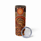 Barramundi Fish Skinny Tumbler Aboriginal Dot Art Indigenous Pattern