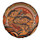 Barramundi Fish Spare Tire Cover Aboriginal Dot Art Indigenous Pattern
