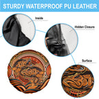 Barramundi Fish Spare Tire Cover Aboriginal Dot Art Indigenous Pattern