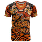 Barramundi Fish T Shirt Aboriginal Dot Art Indigenous Pattern