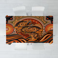Barramundi Fish Tablecloth Aboriginal Dot Art Indigenous Pattern