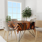 Barramundi Fish Tablecloth Aboriginal Dot Art Indigenous Pattern