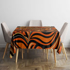 Barramundi Fish Tablecloth Aboriginal Dot Art Indigenous Pattern